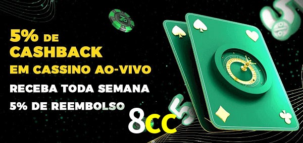 Promoções do cassino ao Vivo 8cc